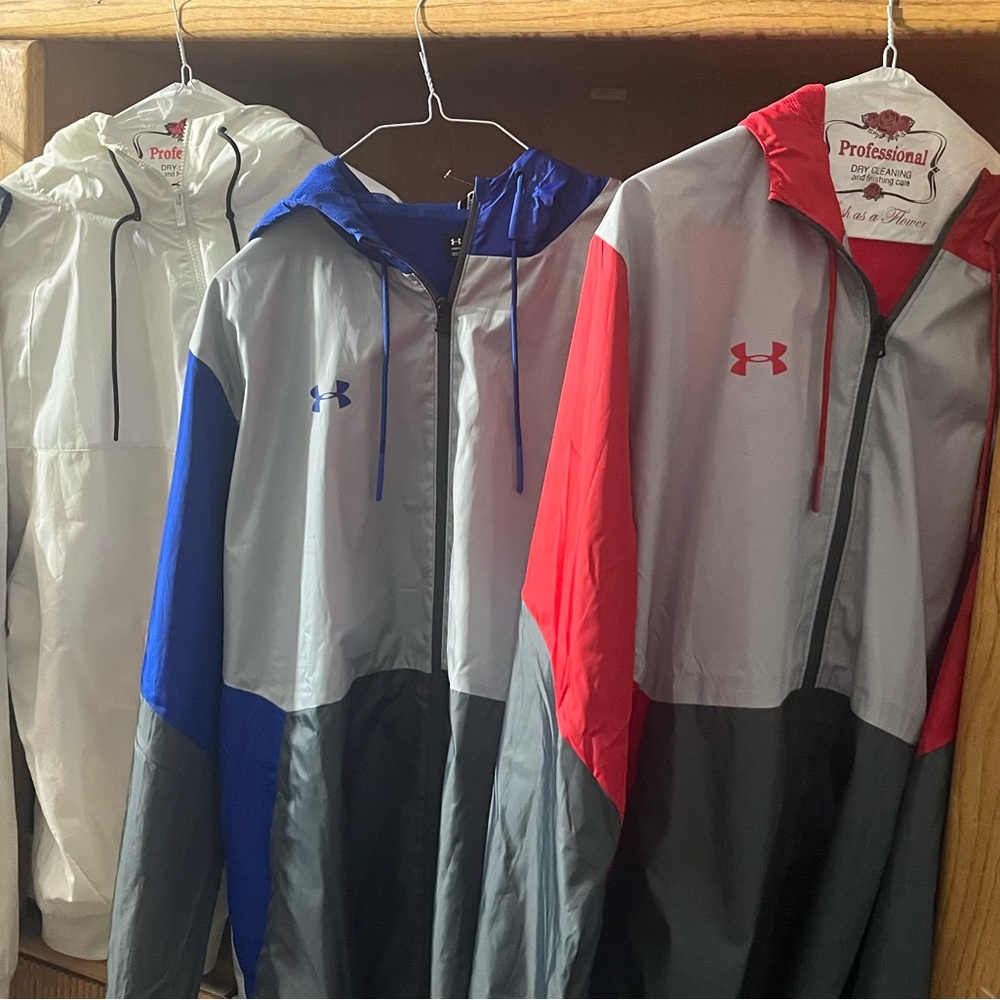 Under Armour & Nike sports jackets